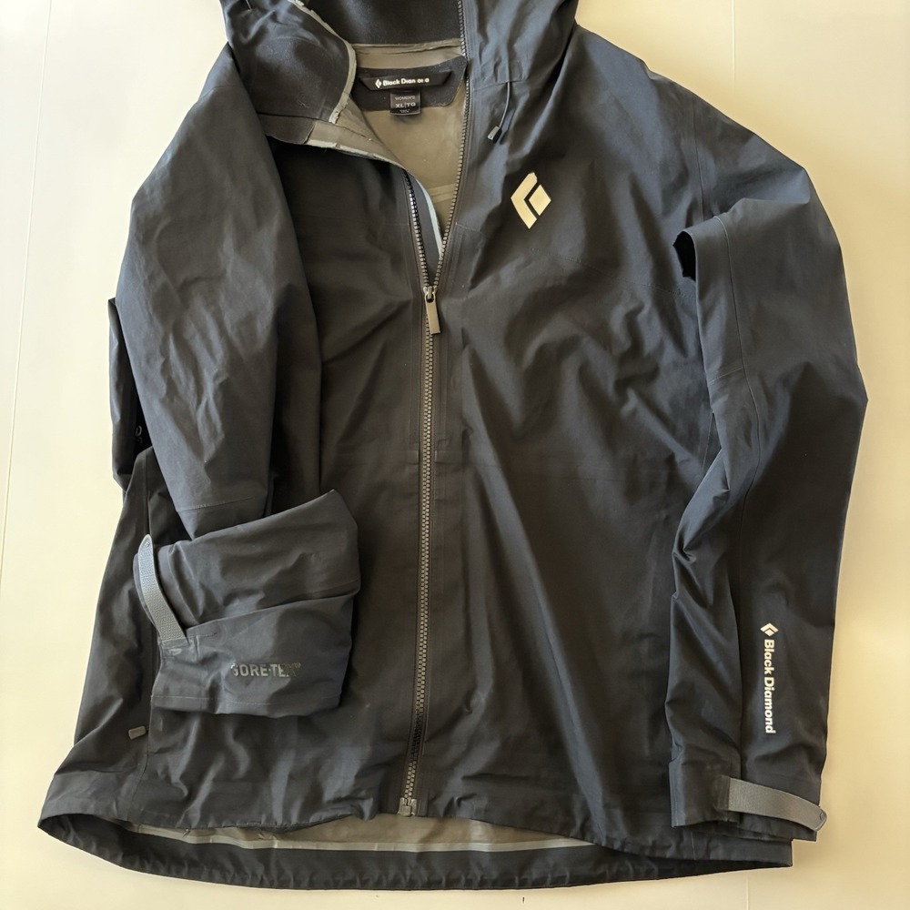 Black Diamond Liquid Point Shell Gore Tex Jacket Women's Size XL